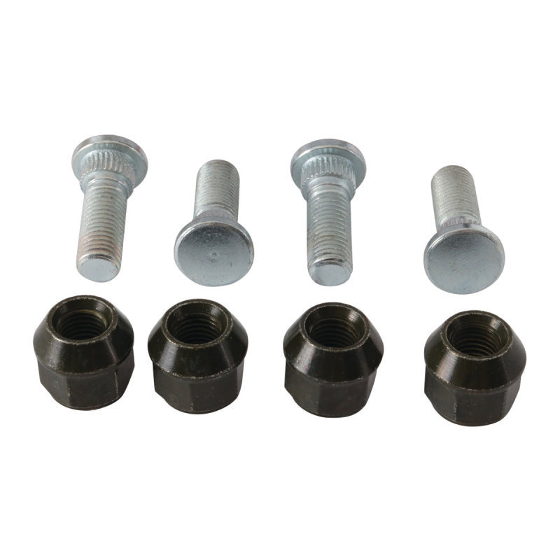 QuadBoss 02-08 Yamaha YFM660 Grizzly 4x4 Front Wheel Stud & Nut Kit