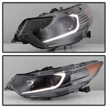 Cargar imagen en el visor de la galería, xTune 09-14 Acura TSX Projector Headlights - Light Bar DRL - Black (PRO-JH-ATSX09-LB-BK)