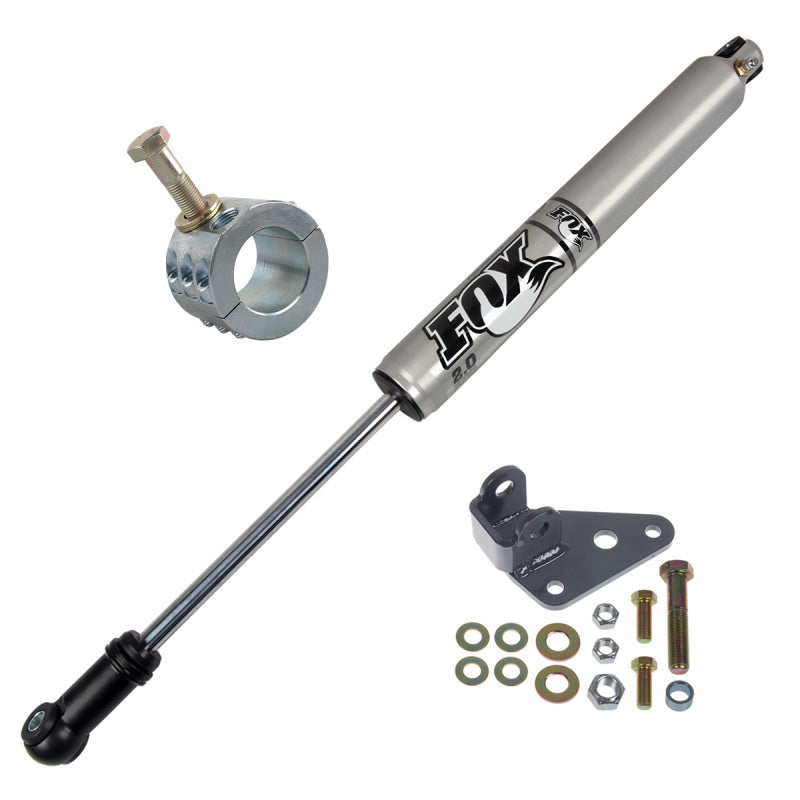 Synergy Steering Stabilizer Relocation Bracket — Fits 2007-2018 Jeep Wrangler JK/JKU