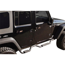 Cargar imagen en el visor de la galería, Rampage 2007-2018 Jeep Wrangler(JK) Unlimited Side Bar Drop Step Slimline - Black