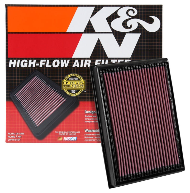 K&N Replacement Drop-In Air Filter — Fits 2016-2019 Nissan Titan XD