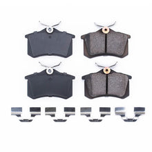 Cargar imagen en el visor de la galería, Power Stop 03-04 Audi A4 Rear Z17 Evolution Ceramic Brake Pads w/Hardware