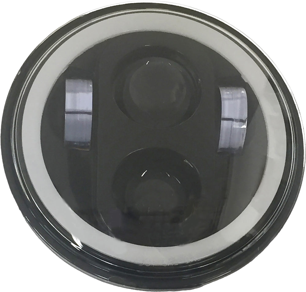Pathfinder 5 3/4" LED Headlight with Full Halo Black (HD5MBH)
