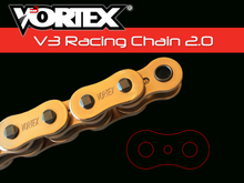 Load image into Gallery viewer, Vortex Racing V3 2.0 Chain 520SX3-120- Gold