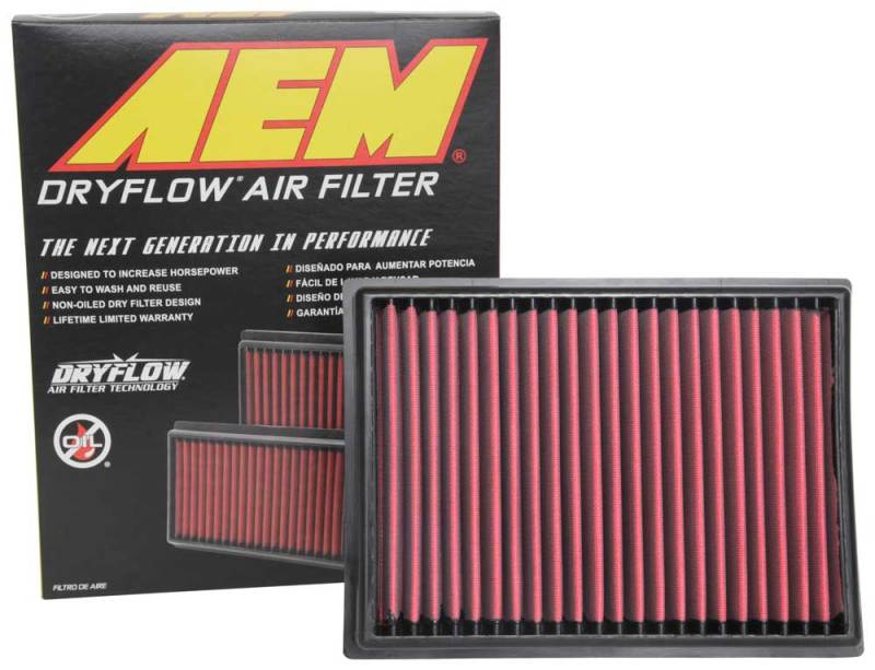 AEM DryFlow Air Filter — Fits 10-23 Lexus GX460, 10-24 Toyota 4Runner, FJ Cruiser