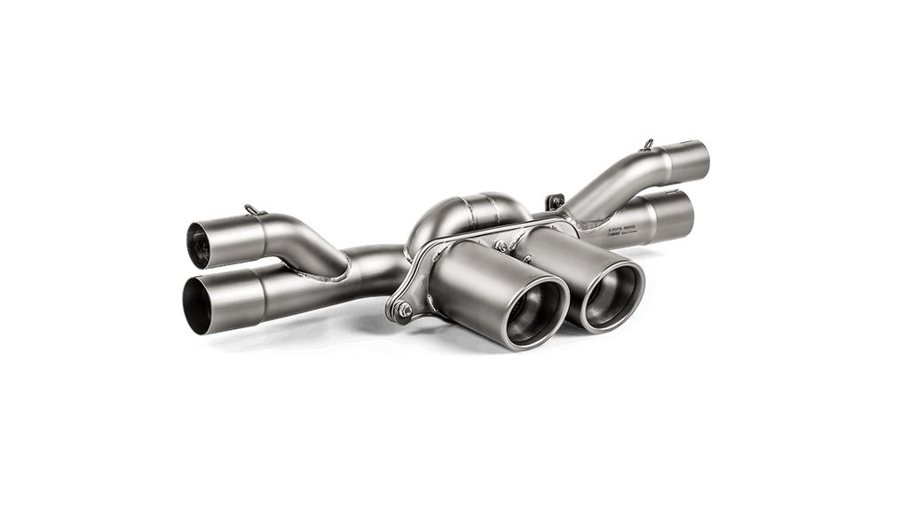 Akrapovic 2018 Porsche 911 GT3 RS (991.2) Slip-On Race Line (Titanium) w/Titanium Tips