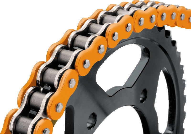 BikeMaster BMXR 530x120 O-Ring Chain — Orange High-Performance Motorcycle Drivetrain