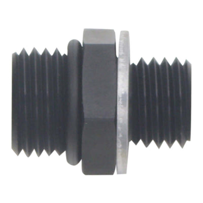 DeatschWerks 6AN Male to M12 x 1.5 Metric Male Fitting - Matte Black