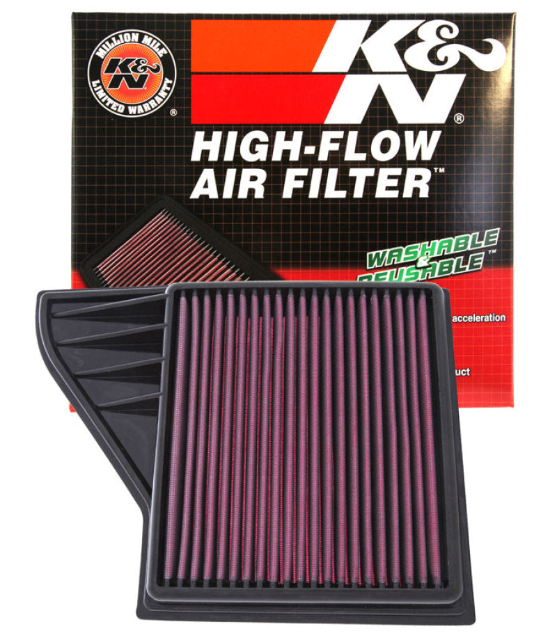 K&N 33-2431 Drop-In Air Filter for Ford Mustang GT 4.6L V8 2010-2014