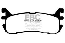 Cargar imagen en el visor de la galería, EBC 97-02 Ford Escort 2.0 Greenstuff Rear Brake Pads