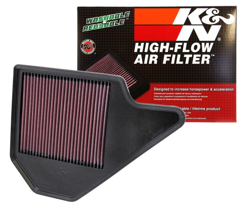 K&N 33-2462 Replacement Air Filter — Fits 11-16 Chrysler Town & Country, Dodge Grand Caravan