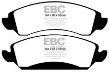 Load image into Gallery viewer, EBC 09-14 Cadillac Escalade 6.0 Hybrid Greenstuff Front Brake Pads