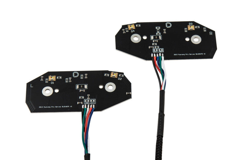 Diode Dynamics 13-14 Ford Mustang RGBW DRL LED Boards