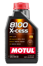 Cargar imagen en el visor de la galería, Motul Synthetic Engine Oil 8100 5W30 X-CESS 1L