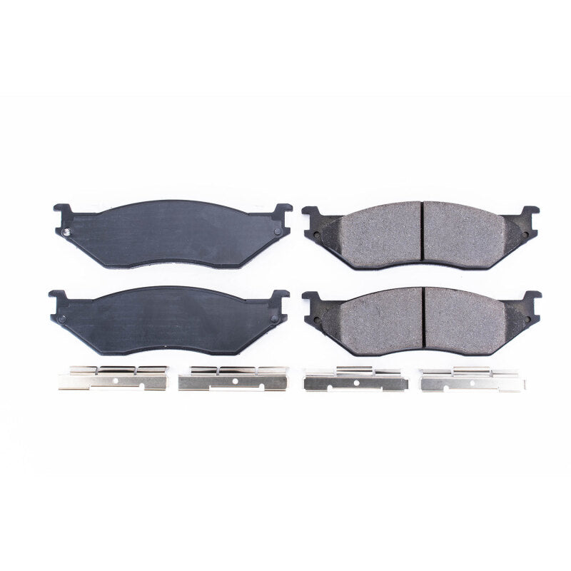 Power Stop 2002 Ford E-550 Econoline SD Front or Rear Z17 Evolution Ceramic Brake Pads w/Hardware