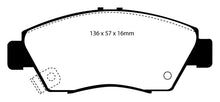 Cargar imagen en el visor de la galería, Pastillas de freno delanteras EBC 12 Acura ILX 1.5 Hybrid Yellowstuff