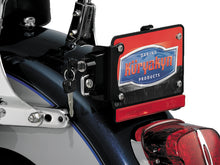 Cargar imagen en el visor de la galería, Kuryakyn License Plate Helmet Lock With Mount Black