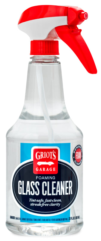 Griots Garage Foaming Glass Cleaner - 22 oz Spray Bottle