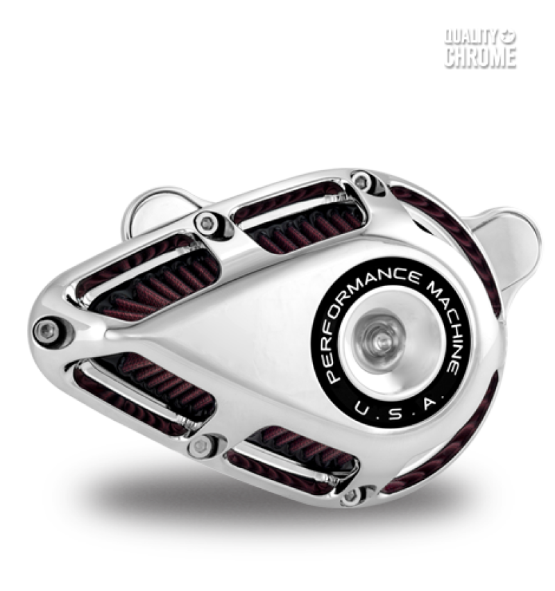 Performance Machine Jet Air Cleaner - Chrome — Fits Harley-Davidson