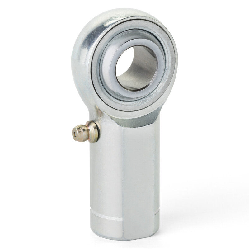 QA1 K Series 3-Pc Rod End - Female/Left Hand - 1in Bore x 1-1/4-12 w/Zerk - Carbon Steel