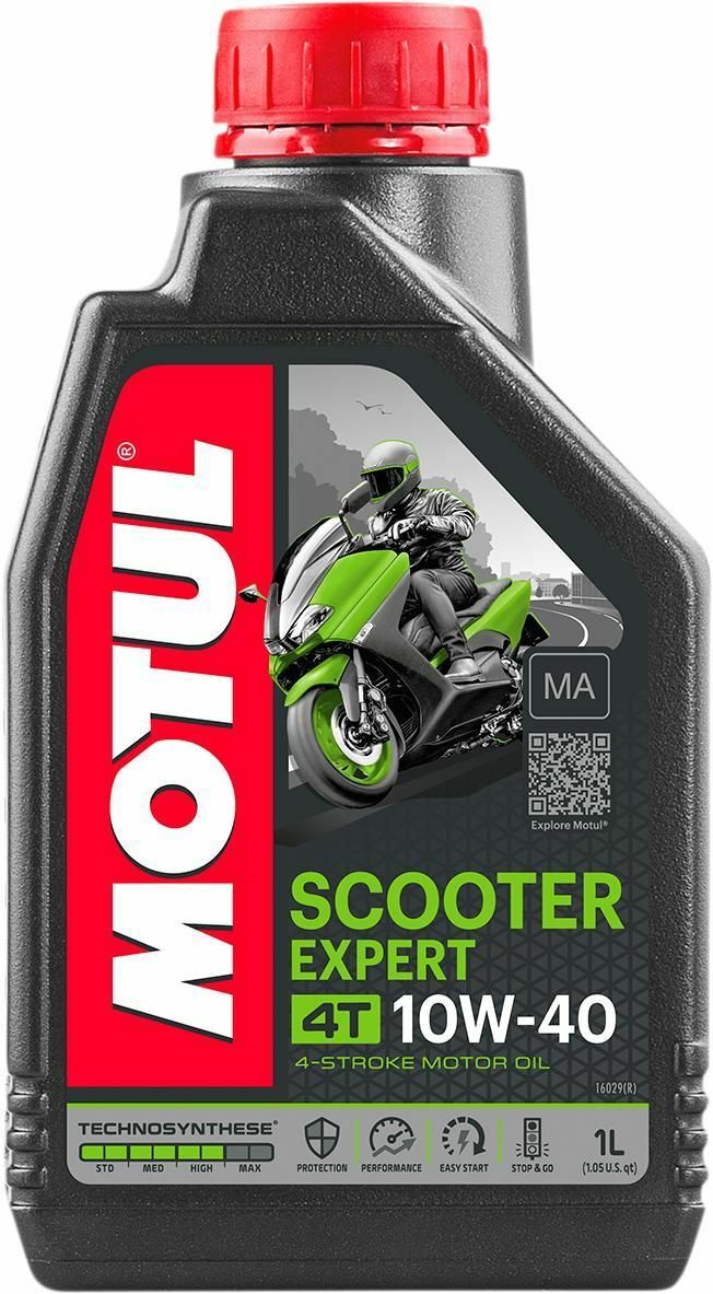 Motul Scooter SYN OIL 4T 10W40 1L 12/Case (105960)