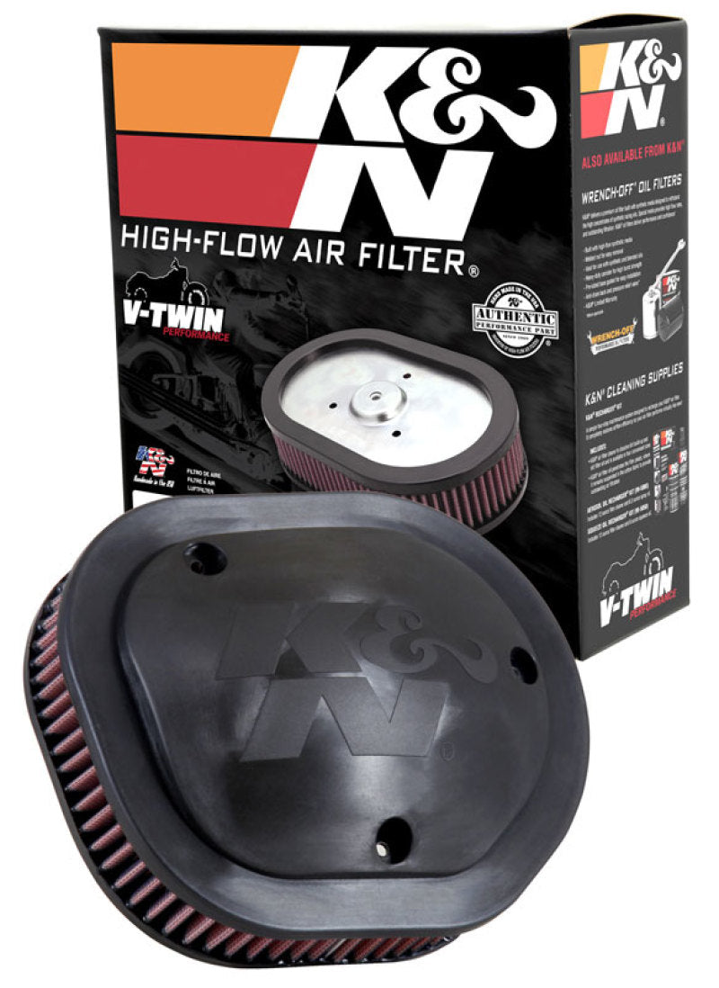 K&N Indian Chief Classic 111 CI Replacement Drop-In Air Filter — Fits 2014-2018 Indian Chief Models