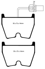 Cargar imagen en el visor de la galería, EBC 06-09 Audi RS4 4.2 (Cast Iron Rotors) Yellowstuff Front Brake Pads