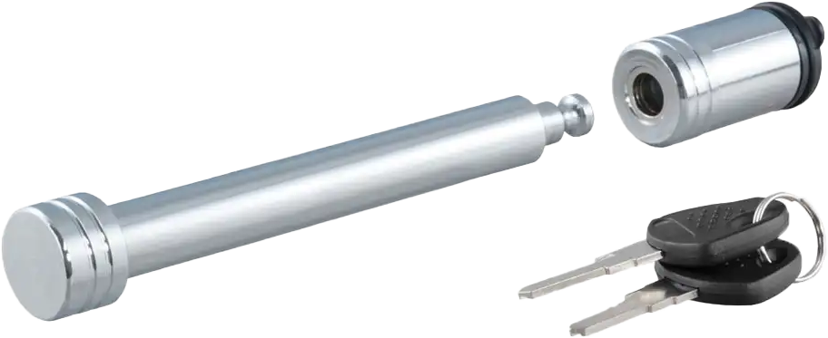 CURT 5/8" Hitch Lock 3" Receiver Barbell Chrome (23025)