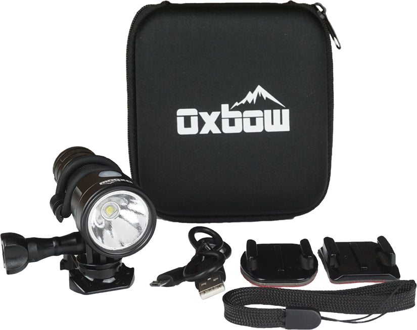 Oxbow Gear LLC Maverick Helmet Light KIT Rechargeable Lithium Battery (HL2000)