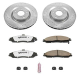 Power Stop 06-09 Cadillac XLR Front Z26 Street Warrior Brake Kit