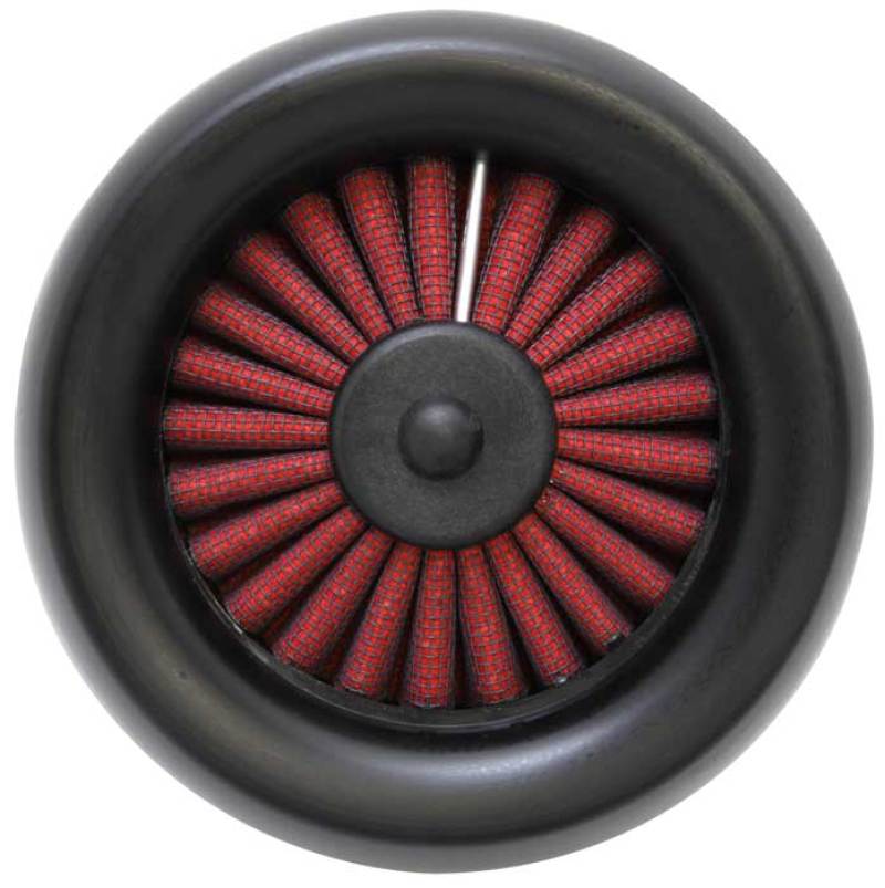 AEM DryFlow Round Tapered Air Filter 5.56in H x 3in ID — Universal Clamp-On