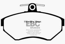 Cargar imagen en el visor de la galería, EBC 97-02 Volkswagen Cabriolet 2.0 Greenstuff Front Brake Pads