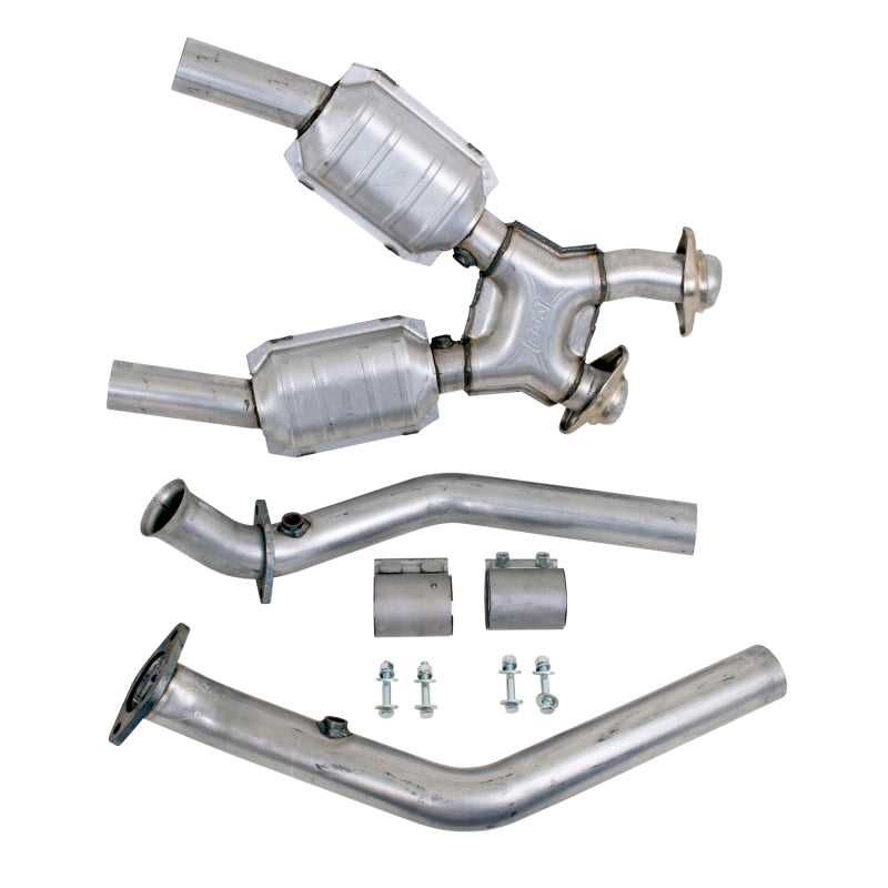 BBK Mustang 4.6 GT/Cobra High-Flow Catted X-Pipe 2.5-inch — Fits 1999-2004 Ford Mustang