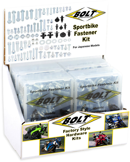 BOLT Sportbike Track Pack 6/PK Display (2007-6SB)