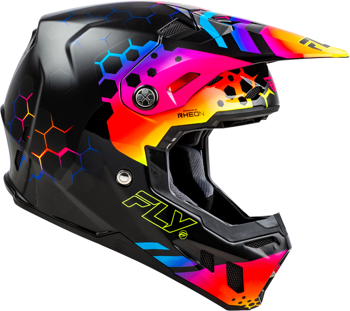 Fly Racing Formula CC Tektonic Helmet Black/Sunset MD (73-4332M)
