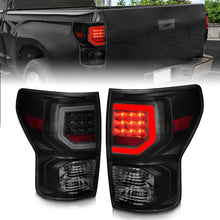 Cargar imagen en el visor de la galería, Anzo 07-11 Toyota Tundra Full LED Tailights Black Housing Smoke Lens G2 (w/C Light Bars)