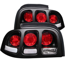 Cargar imagen en el visor de la galería, ANZO 1994-1998 Ford Mustang Taillights Black