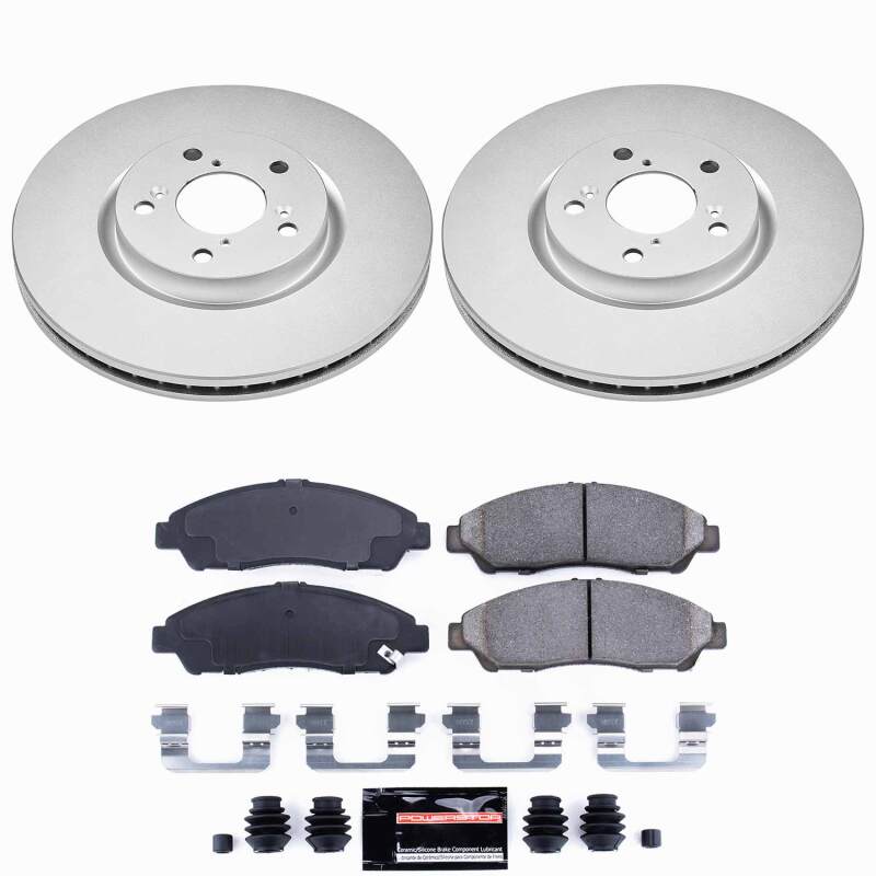 Power Stop 07-13 Acura MDX Front Z23 Coated Brake Kit