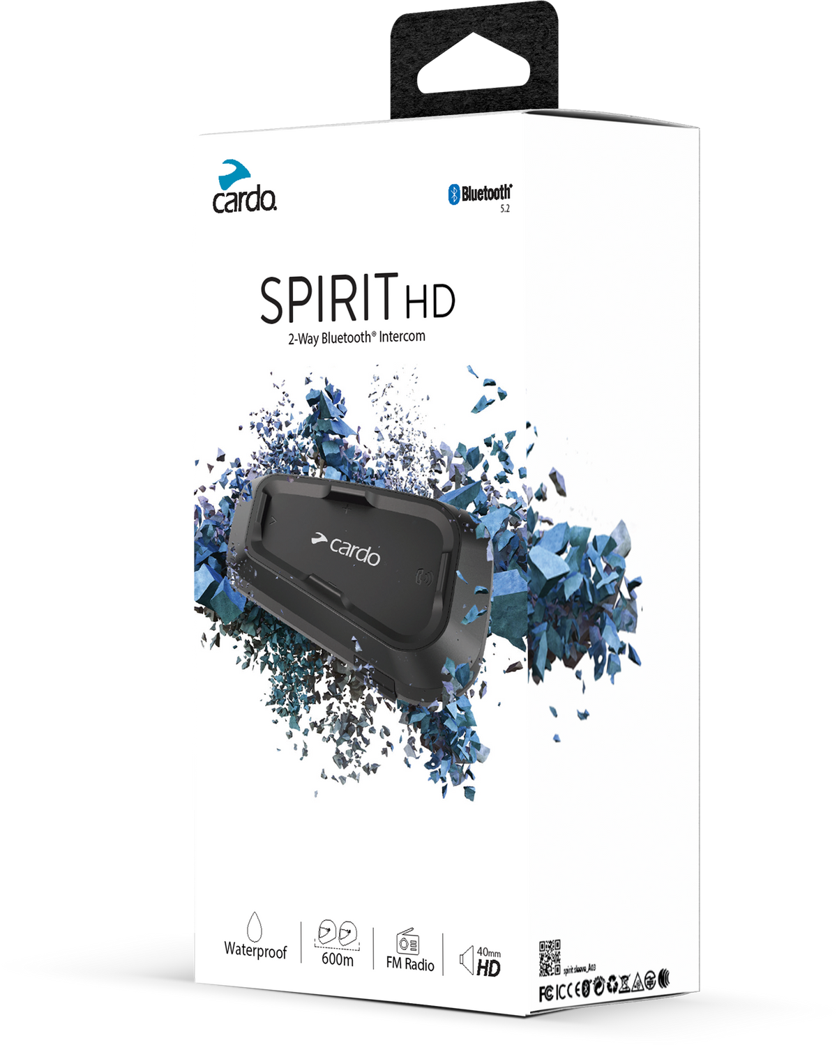 Cardo Spirit HD Bluetooth Headset Single (SPRT0002)