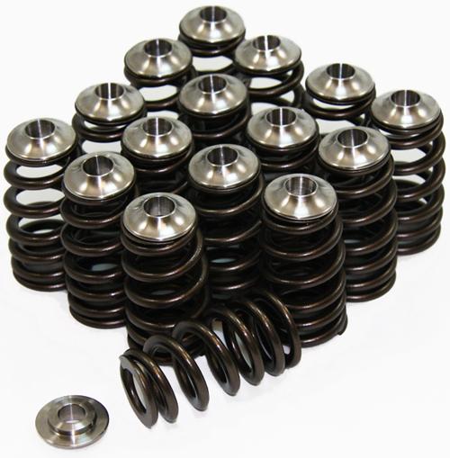GSC P-D 4G63T EVO 1-9 Stage 2 Beehive Valve Springs w/ Titanium Retainer Valvetrain Kit  (Use factor