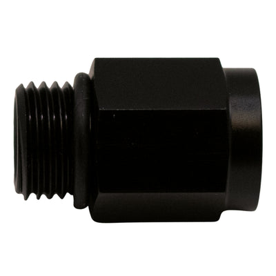 DeatschWerks 6AN Male to M12 x 1.5 Metric Female Fitting - Matte Black