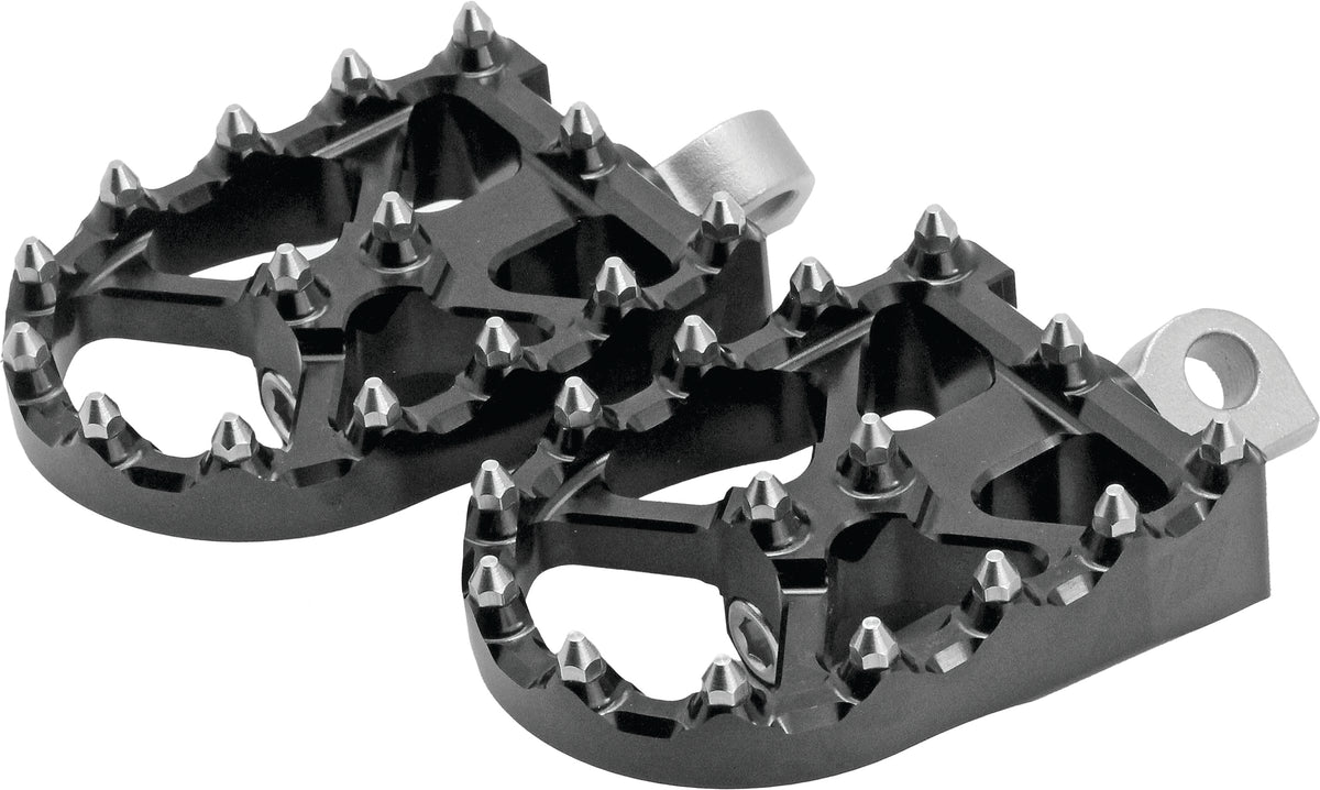 FLO Motorsports BMX Style Foot Pegs Black (FPEG-800V3BLK)