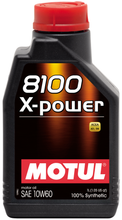 Cargar imagen en el visor de la galería, Motul 1L Synthetic Engine Oil 8100 10W60 X-Power - ACEA A3/B4