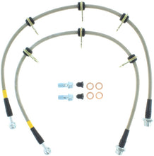 Cargar imagen en el visor de la galería, StopTech 08-12 Toyota Sequoia Rear Stainless Steel Brake Lines