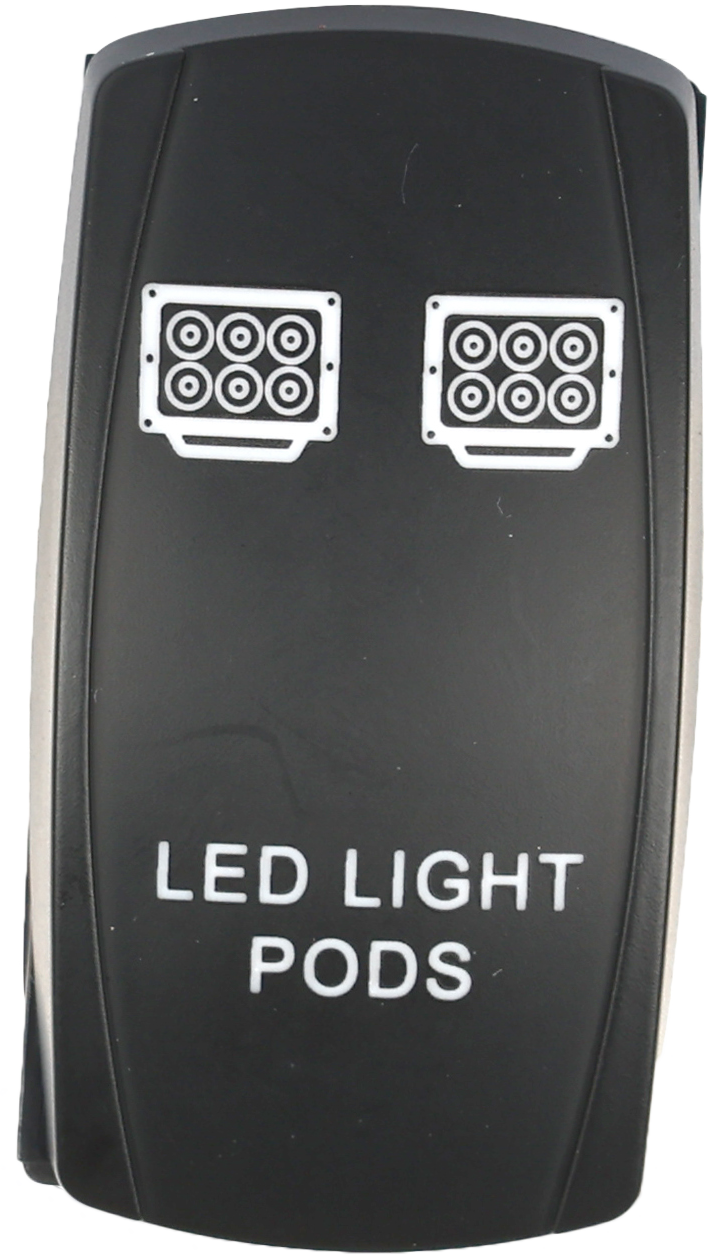 FLIP LED Light Pods Lighting Switch PRO Series Backlit (SC1-AMB-L15)