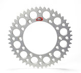 Renthal 2018/ 21-22 Kawasaki KLX450R Rear Grooved Sprocket - Silver 520-53P Teeth