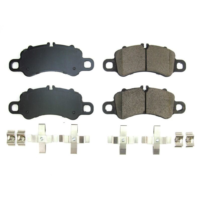 Power Stop 17-18 Porsche 718 Boxster Front Z17 Evolution Ceramic Brake Pads w/Hardware