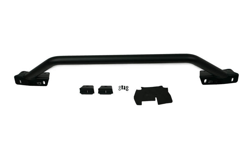 DV8 Offroad 2021-2022 Ford Bronco (no apto para parachoques de plástico de fábrica) Barra protectora de parachoques de fábrica, color negro