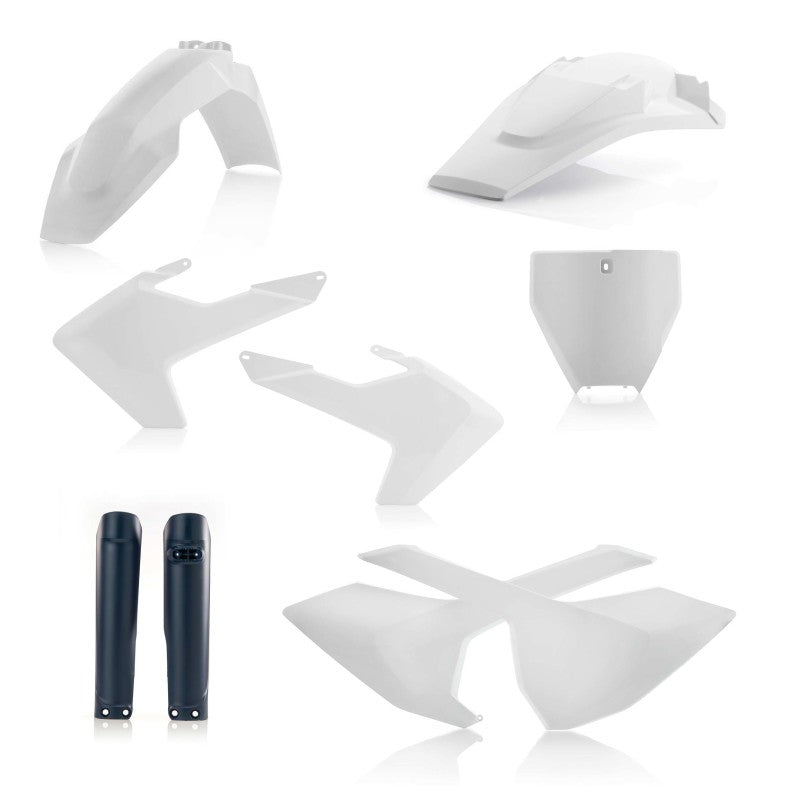 Acerbis 16-18 Husqvarna TC125/ FC250-450/ TC250/ TX300/ FX350/450 Full Plastic Kit - 17 White (2462605569)