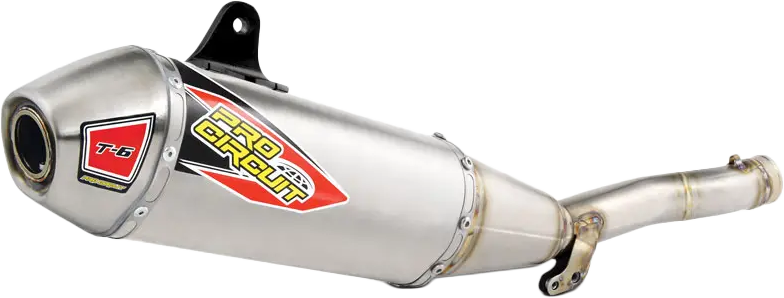 PRO Circuit T-6 Stainless Slip-on w/Removable Spark Arrestor (0132645A)